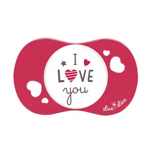 Sucette symétrique +6 mois – I love you 