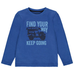 T-shirt manches longues en coton print 4x4 