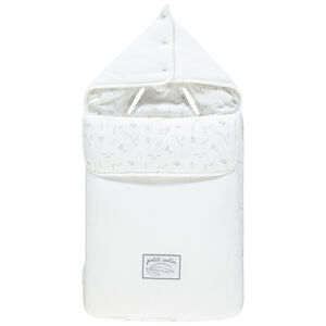 Nid d’ange en coton motif plumes pour bébé 