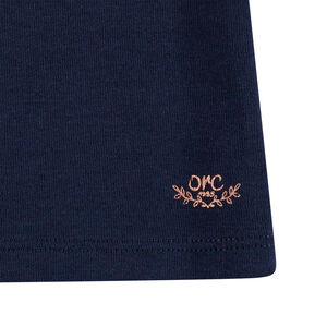 Junior - Sous-pull uni à col roulé avec logo printé doré 