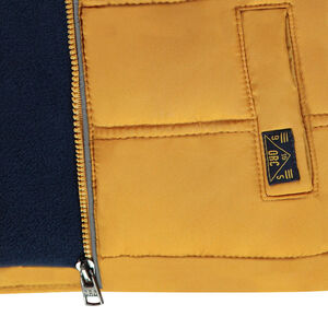 Doudoune matelassée à capuche doublée micropolaire 