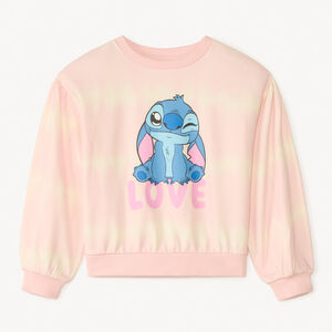 Sweat molleton oversize printé Stitch Disney fille 
