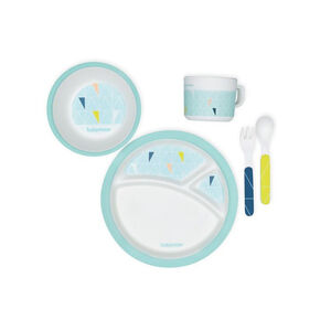 Coffret vaisselle bambou - Azur 