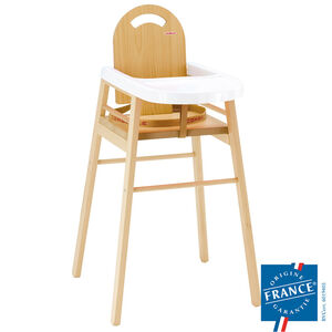 Chaise haute en bois - Lili 