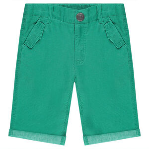 Junior - Bermuda en coton armuré avec poches 