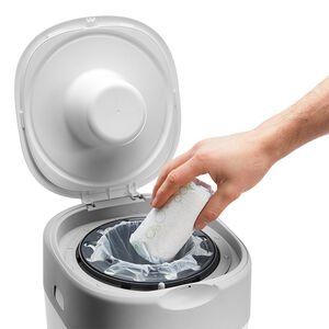 Poubelle à couches Twist & Click - Blanc 