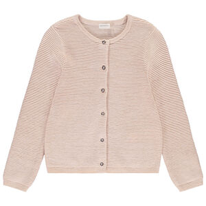 Gilet en tricot fantaisie avec lurex fille 