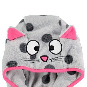 Surpyjama chat en sherpa avec oreilles en relief et poches 