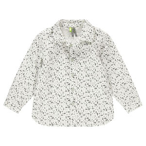 Chemise manches longues avec imprimé fantaisie all-over 