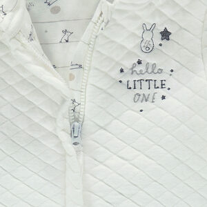 Pilote à capuche en jersey avec doublure imprimée 