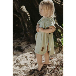 Poncho UV UPF 50+ 1-3 ans Olive Green  