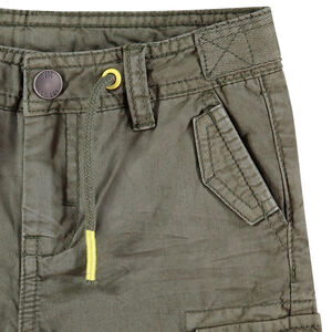 Bermuda en coton surteint avec poches  