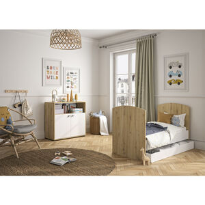 Option 2 pans pour lit Arthur 70 x 140 cm - Blanc 