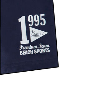 Boxer de bain uni avec print fantaisie 