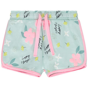 Short en jersey imprimé fantaisie pour bébé fille 