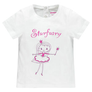 Tee-shirt manches courtes print fantaisie 