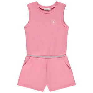 Combishort en molleton avec taille élastiquée fille 