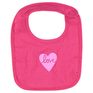 Bavoir en jersey à motif fantaisie 