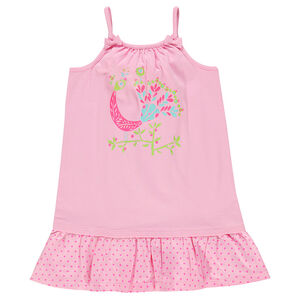 Robe de plage sans manches printée / imprimée 