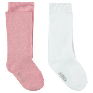 Lot de 2 collants épais unis  