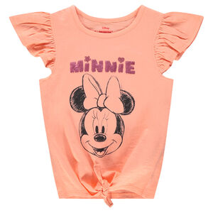 Tee-shirt manches courtes avec print Minnie Disney et sequins magiques 