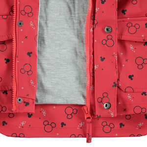 Coupe-vent en gomme motif Mickey Disney all-over doublé jersey 