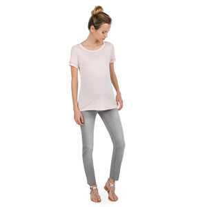 Jeans skinny de grossesse effet used et crinkle 