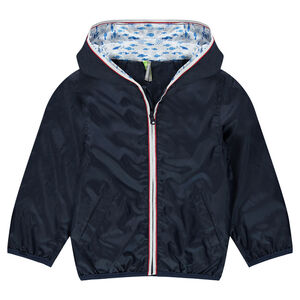 Coupe-vent doublé jersey avec poches à scratch 