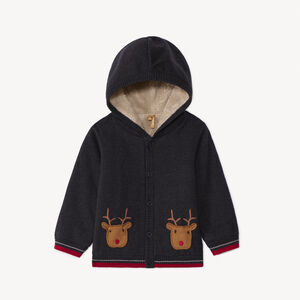 Gilet en tricot avec rennes de Noël pour bébé garçon 