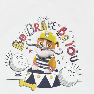 Tee-shirt manches courtes uni print Ruben Nickelodeon™  Pat' Patrouille 