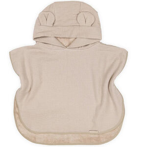 Poncho de bain éponge gaufré -  Mocha Sand - 0/2 ans 