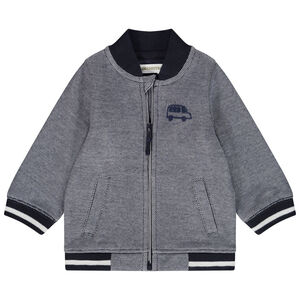 Gilet esprit teddy en molleton piqué pour bébé garçon 