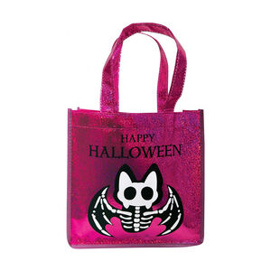 Sac à bonbons pailleté chauve-souris - Rose 