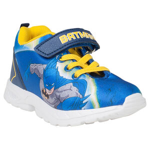 Baskets basses à lacets élastiqués et scratch BATMAN 