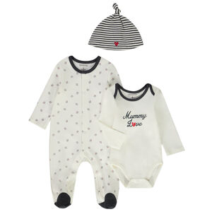 Ensemble 3 pièces imprimé fantaisie pour bébé 
