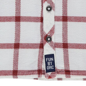 Chemise manches longues à larges carreaux contrastés 