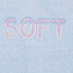 Junior - Débardeur en jersey chiné avec inscription fantaisie 