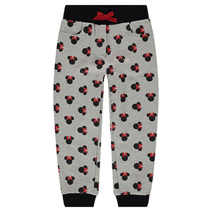 Pantalon de jogging en molleton avec serti Minnie Disney all-over 