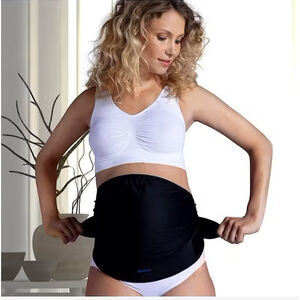 L/XL - Ceinture de grossesse ajustable - Noir  