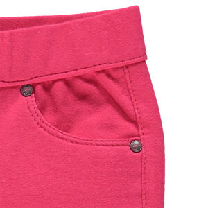 Junior - Jegging en molleton aspect denim 