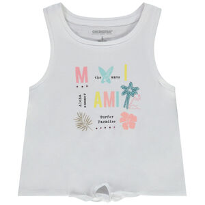 Débardeur en jersey print Miami fille 