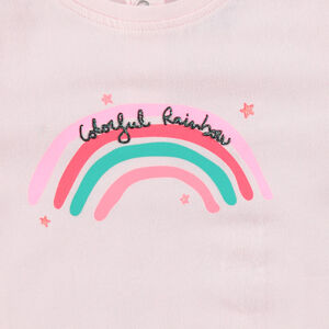 T-shirt manches longues en jersey avec print fantaisie  