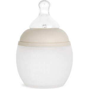 Biberon silicone 150 ml tétine débit lent Sand 