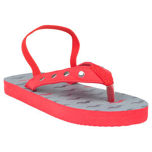 Tongs imprimées moustaches avec clous fantaisie 