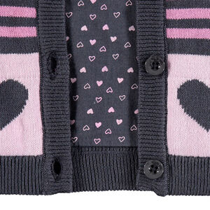 Gilet en tricot à motifs fantaisies 