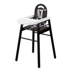 Chaise haute Lili - Noir 