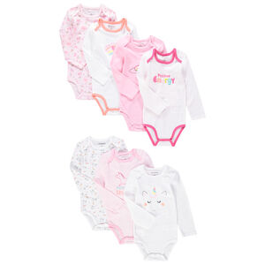 Lot de 7 bodies manches longues 