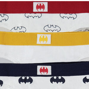 Lot de 5 slips en coton avec logo BATMAN all-over 