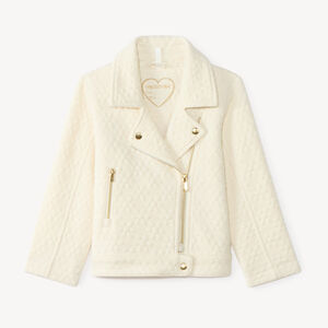 Veste en molleton doublée velours bébé fille 