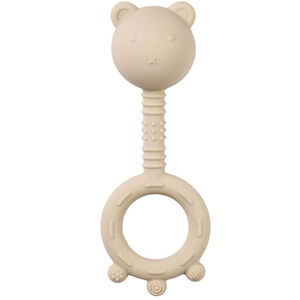 Hochet Ours en silicone - Argile 